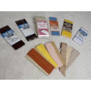 Vintage Bias Tape + 2 Inch Blanket Binding 43/4 Yards Sewing Supplies Mix Colors